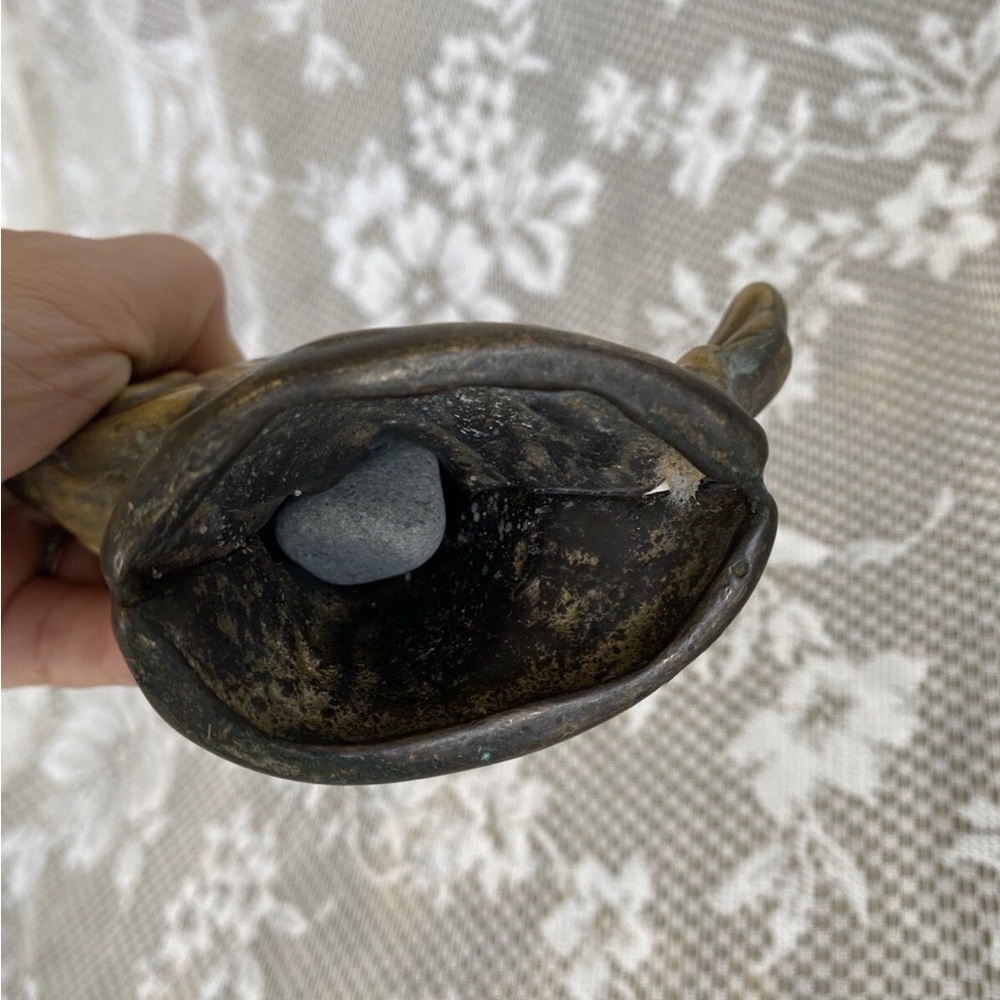 RARE Mid-Century Brass Goldfish Collectible Figurine - Picture 7 of 7